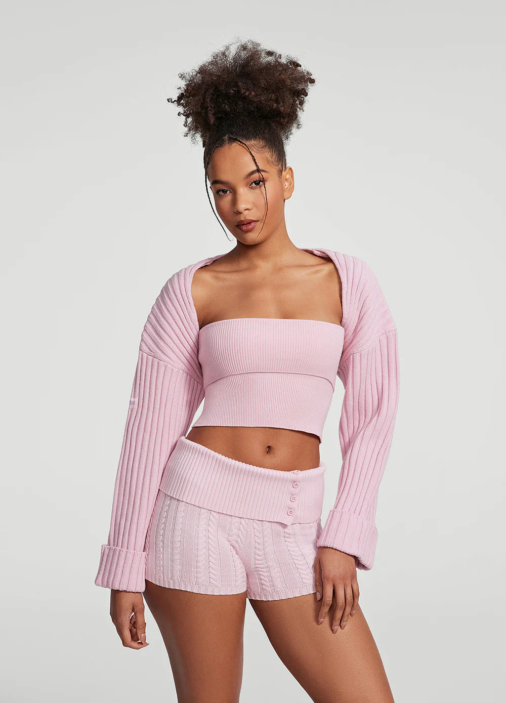 Cozy Cable Knit Set