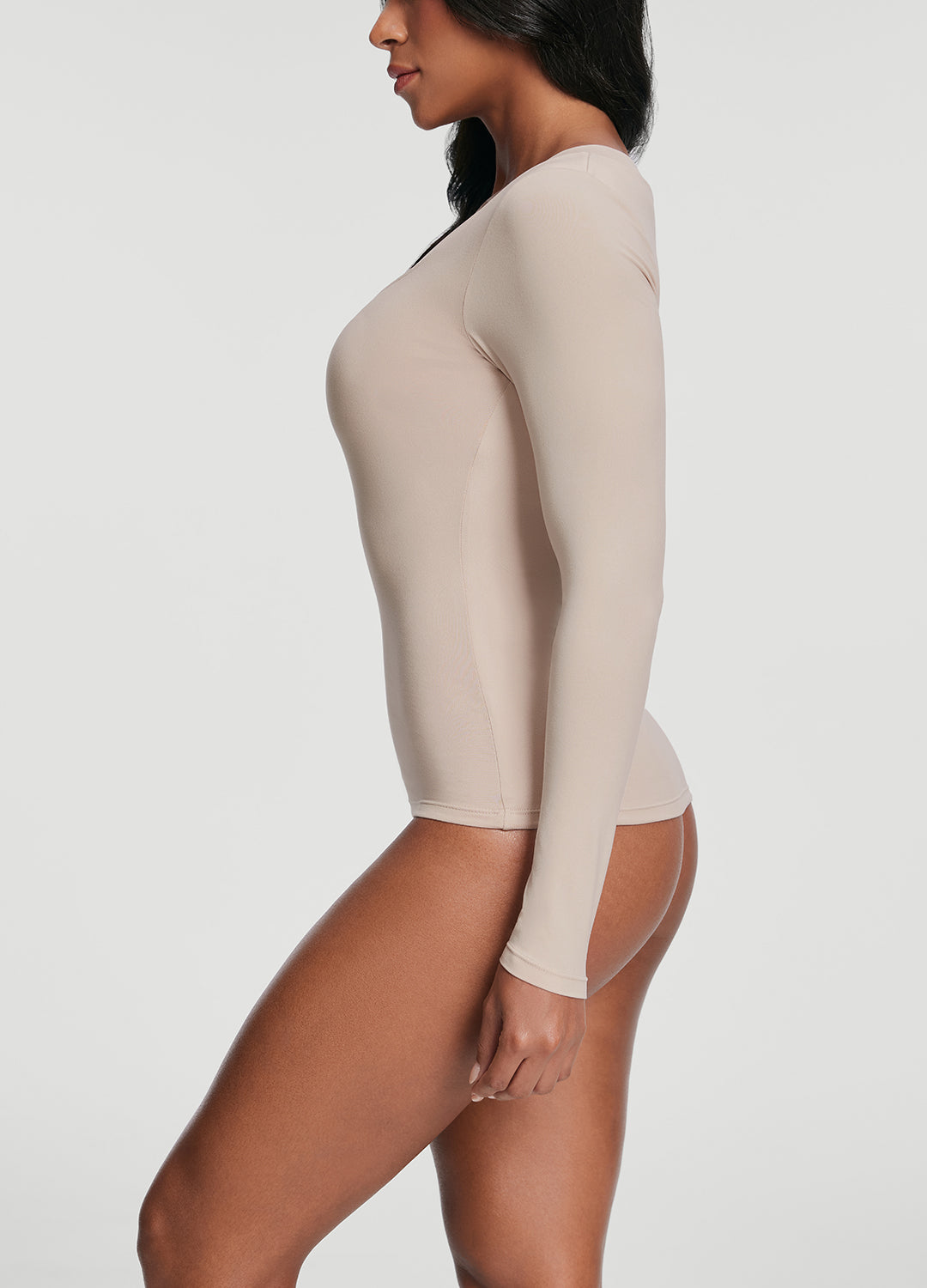Scoop Neck Long Sleeve Top 3-Pack
