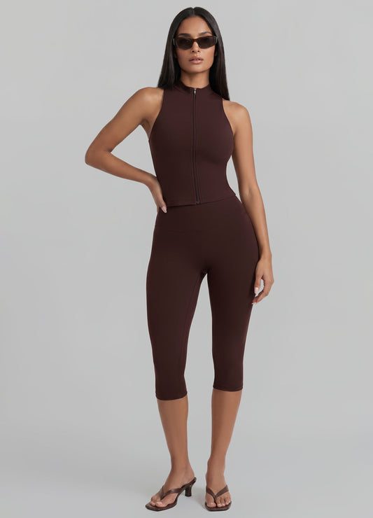High-Waisted Sculpt Capri Leggings
