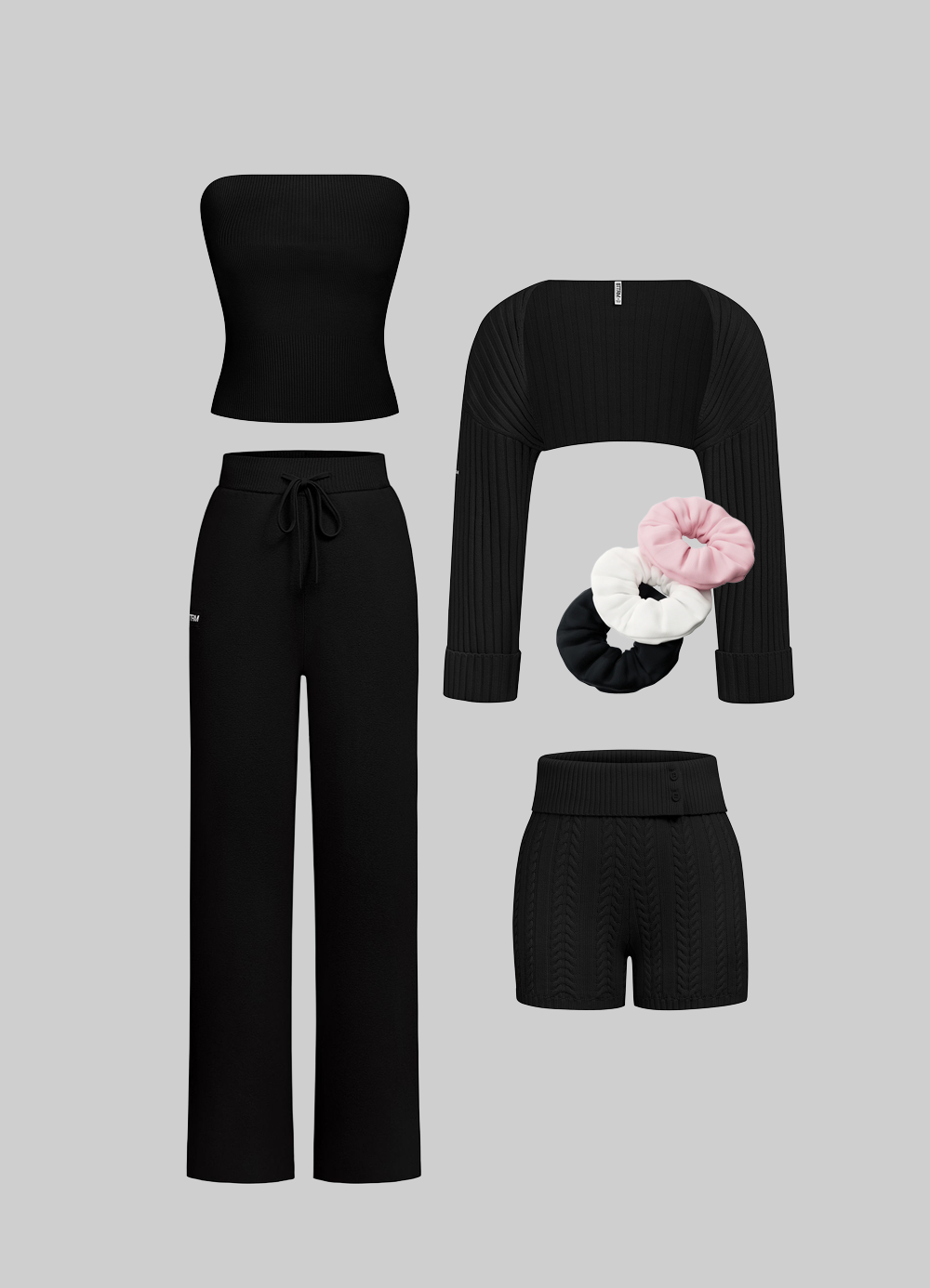 Cozy Cable Knit Set