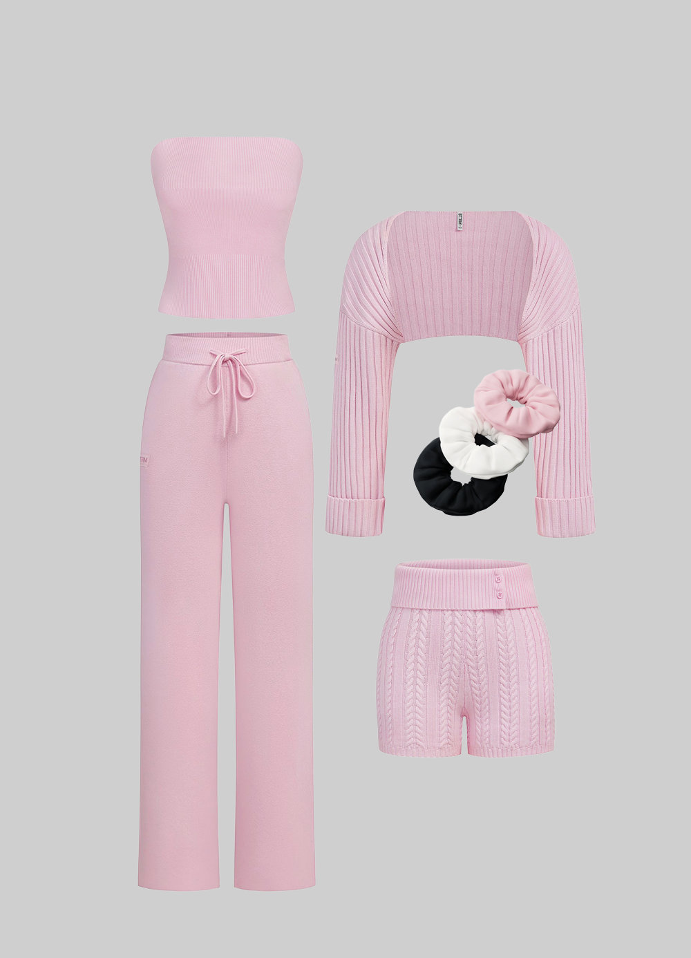 Cozy Cable Knit Set