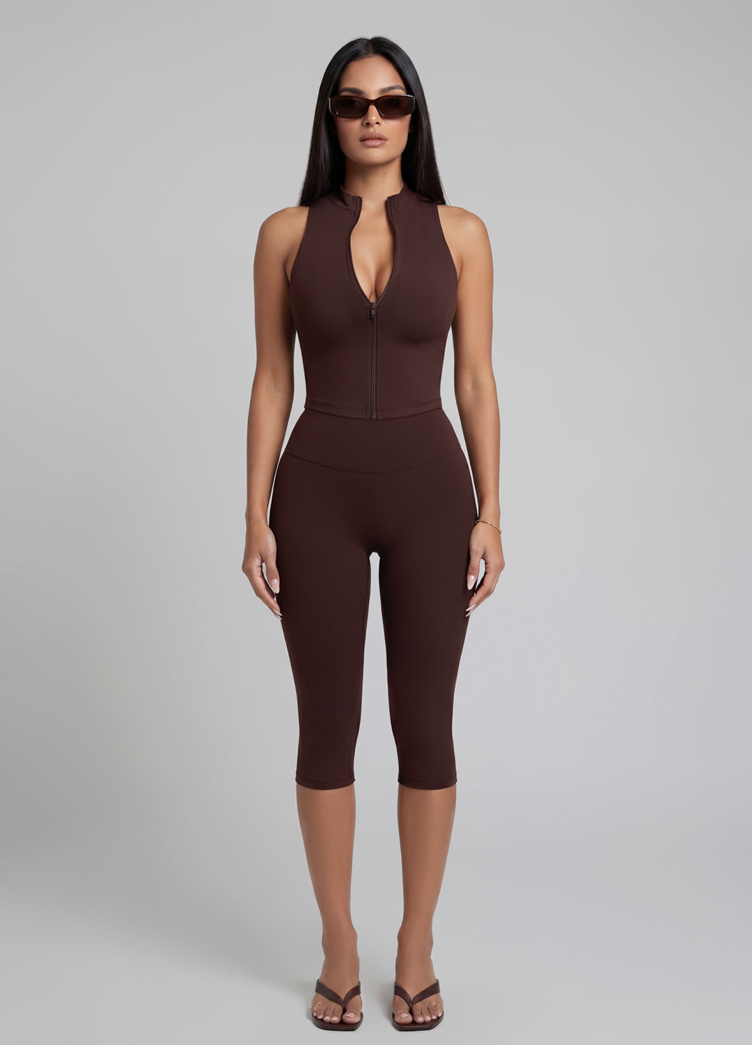 High-Waisted Sculpt Capri Leggings