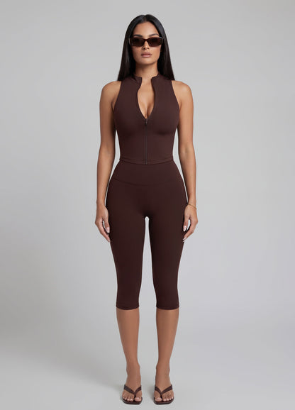 High-Waisted Sculpt Capri Leggings