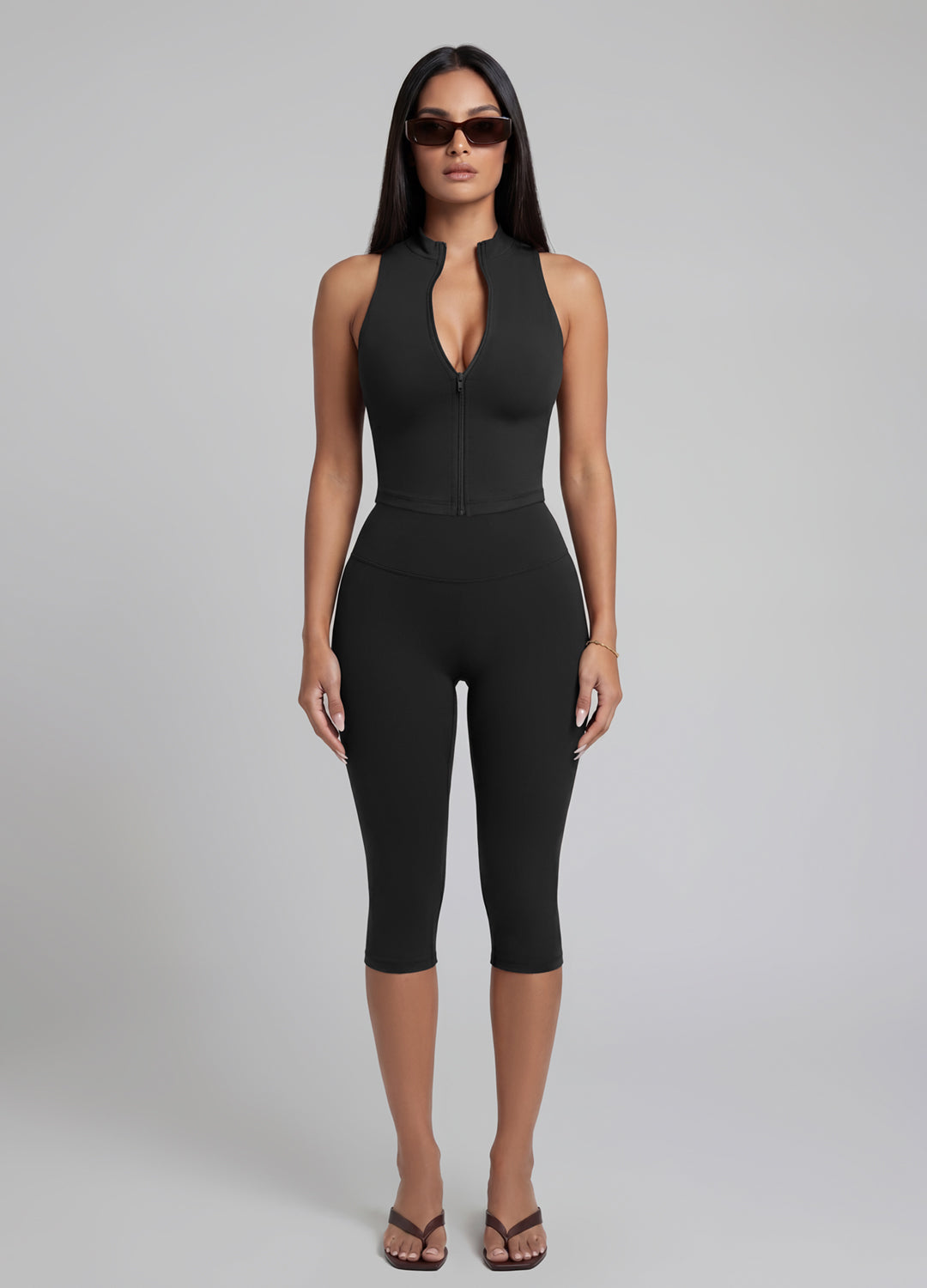 High-Waisted Sculpt Capri Leggings