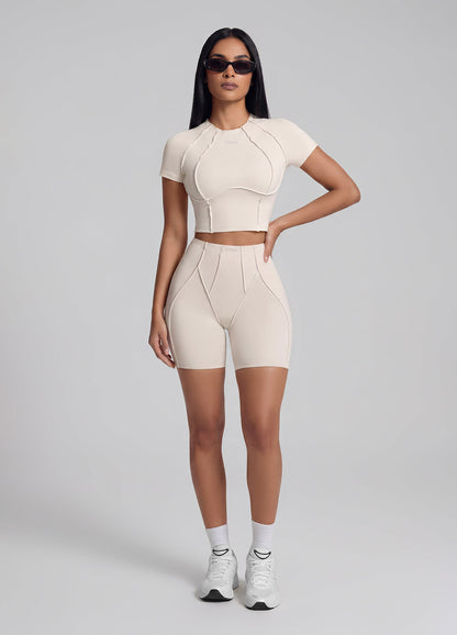 Contour Stitch Micro Shorts