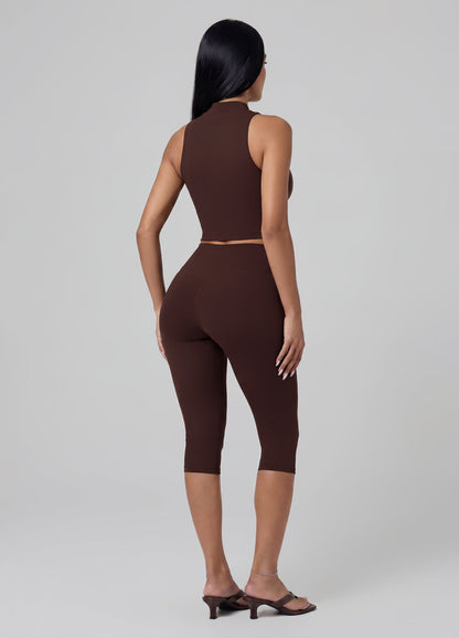 High-Waisted Sculpt Capri Leggings