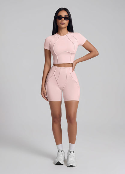 Contour Stitch Micro Shorts