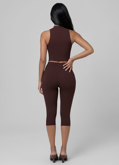 High-Waisted Sculpt Capri Leggings
