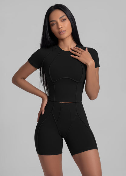 Contour Stitch Micro Shorts