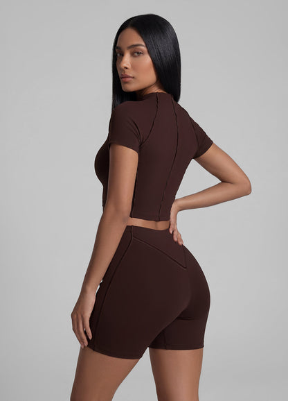 Contour Stitch Micro Shorts