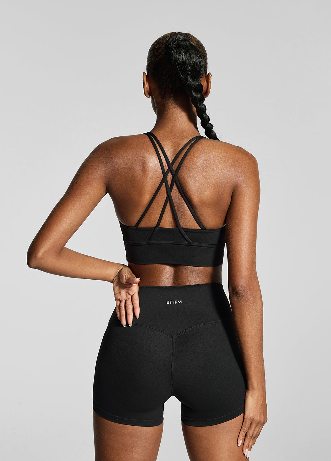 High-Waisted Micro Shorts