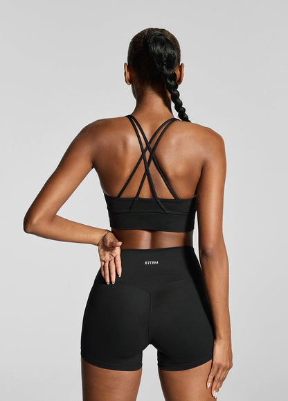 High-Waisted Micro Shorts