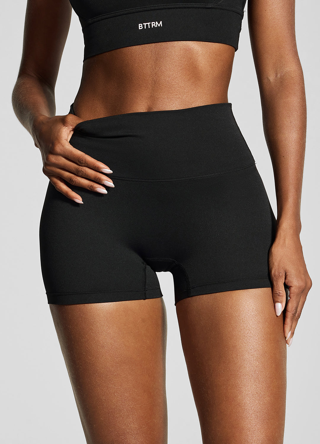 High-Waisted Micro Shorts