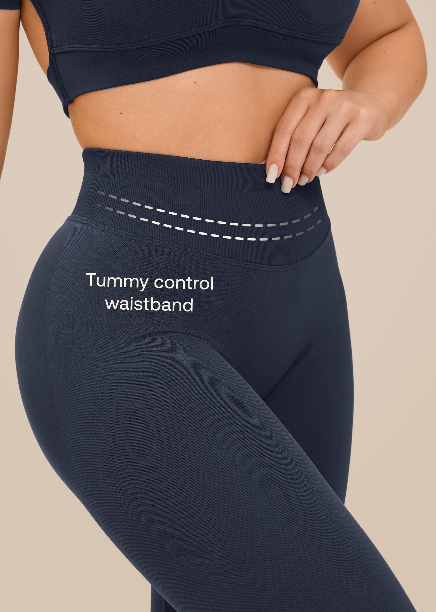 Ultrasculpt High Waisted Butt Lifting Tummy Control Shaping Training Leggings