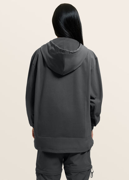 Magnetic Quarter-Zip Adaptive Hoodie