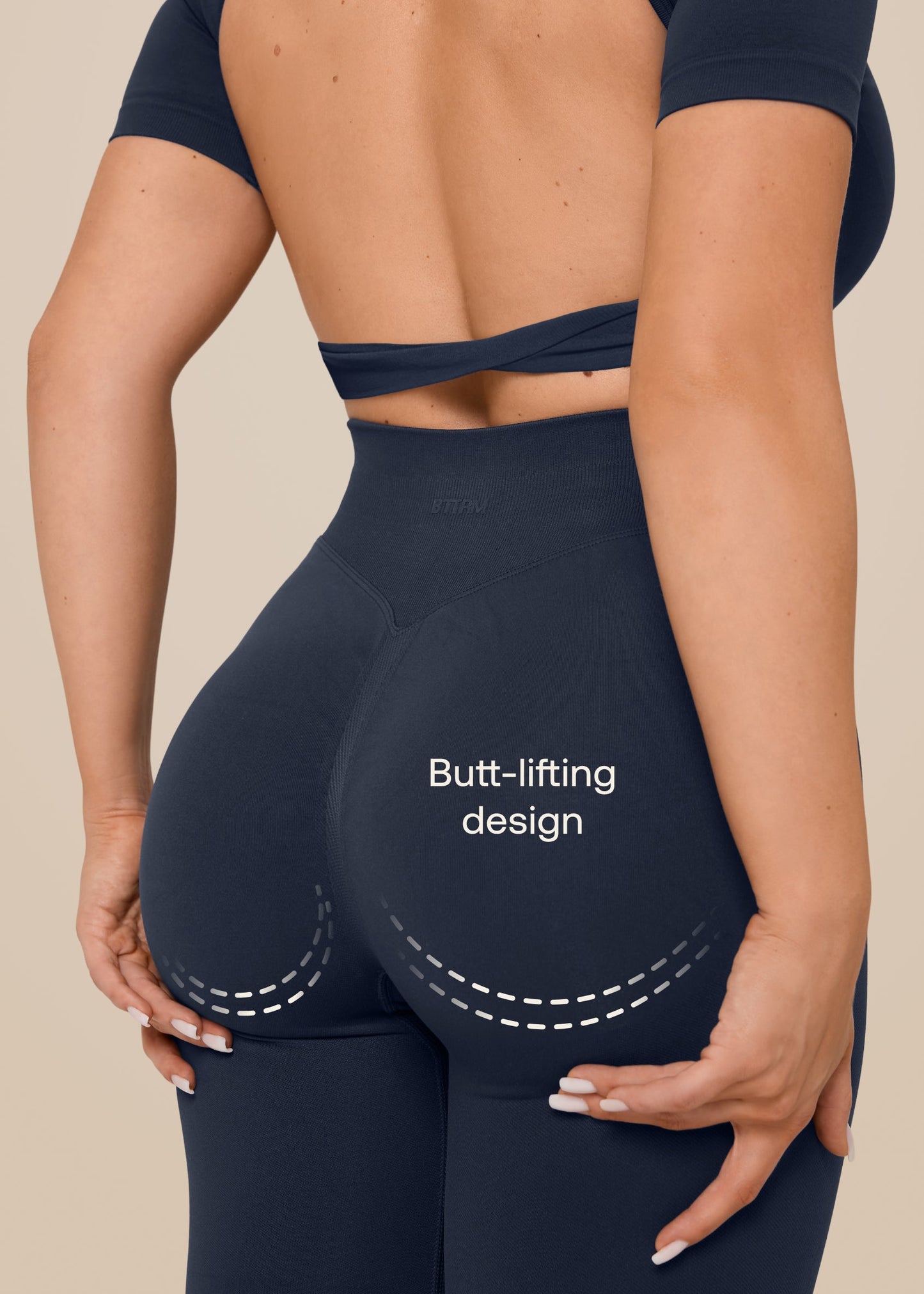 Ultrasculpt High Waisted Butt Lifting Tummy Control Shaping Training Leggings