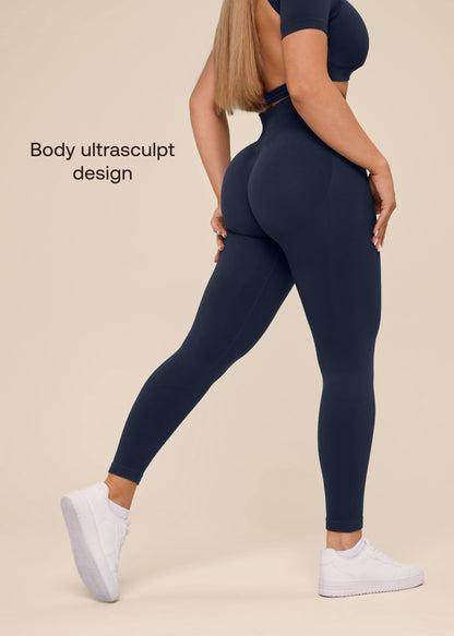 Ultrasculpt High Waisted Butt Lifting Tummy Control Shaping Training Leggings