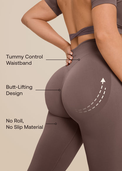 Ultrasculpt High Waisted Butt Lifting Tummy Control Shaping Training Leggings