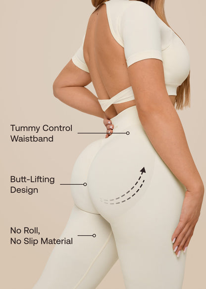 Ultrasculpt High Waisted Butt Lifting Tummy Control Shaping Training Leggings