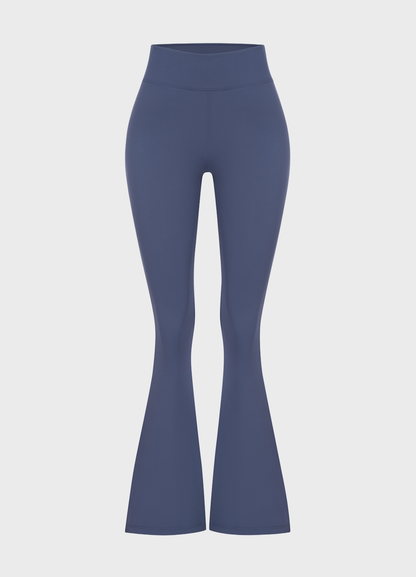 High-Waisted Flare & Zip Jacket Set
